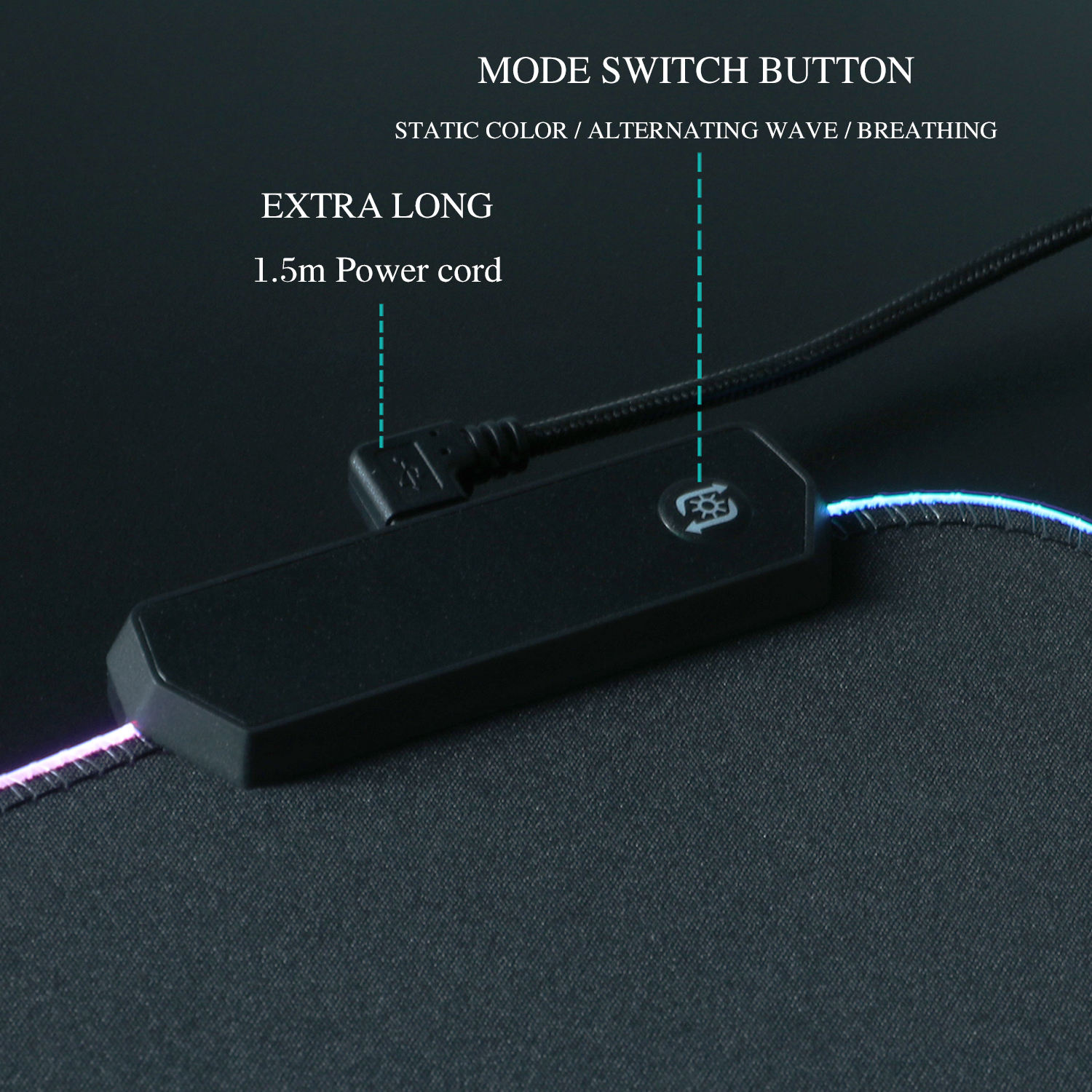 Left Switch StyleRGB Mouse Pad