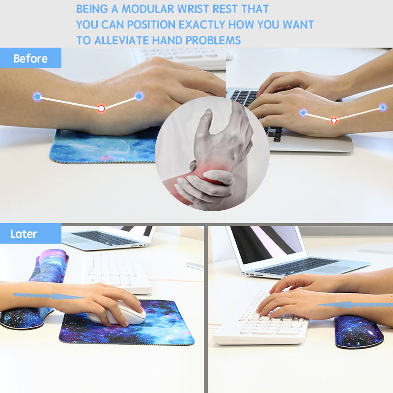 Wrist Mouse Pad Set (20*24cm)